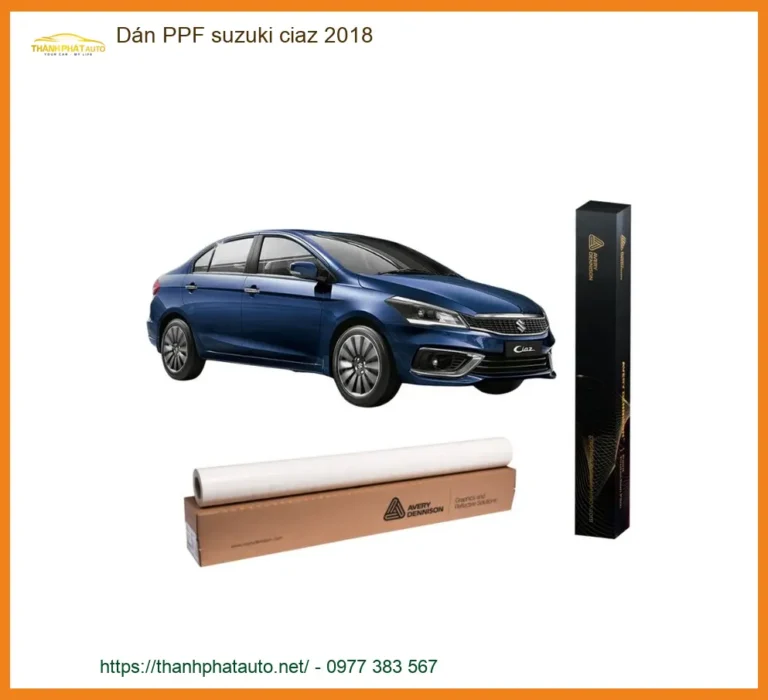Dán PPF Suzuki Ciaz 2018 - Địa Chỉ Lắp Đặt Chính Hãng TPHCM