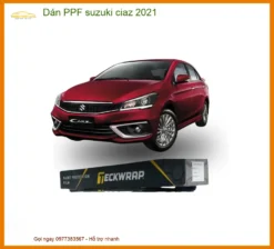 Dán PPF Xe Suzuki Ciaz 2021 - Địa Chỉ Thi Công Uy Tín Giá Tốt TPHCM