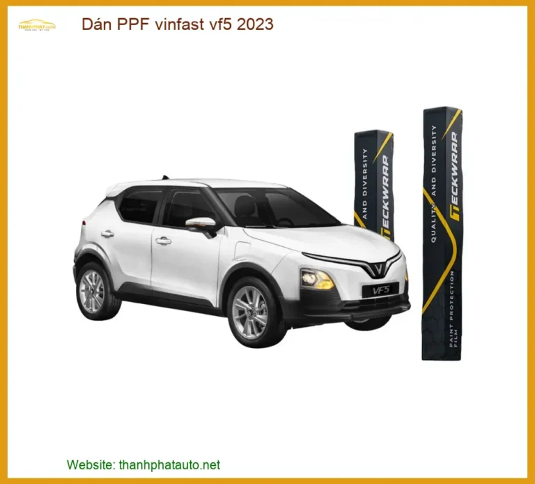 Dán PPF Vinfast VF5 2023 - Địa Chỉ Gắn PPF Chống Trầy Xước Uy Tín TPHCM
