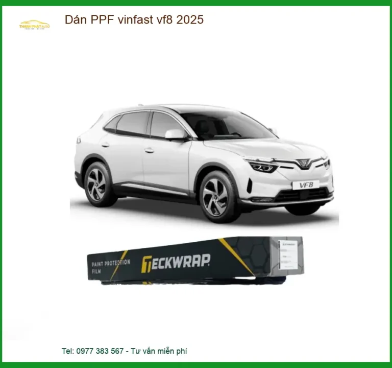 Dán PPF Chống Xước Vinfast VF8 2025 - Địa Chỉ Chuyên Lắp Đặt PPF Cao Cấp TPHCM