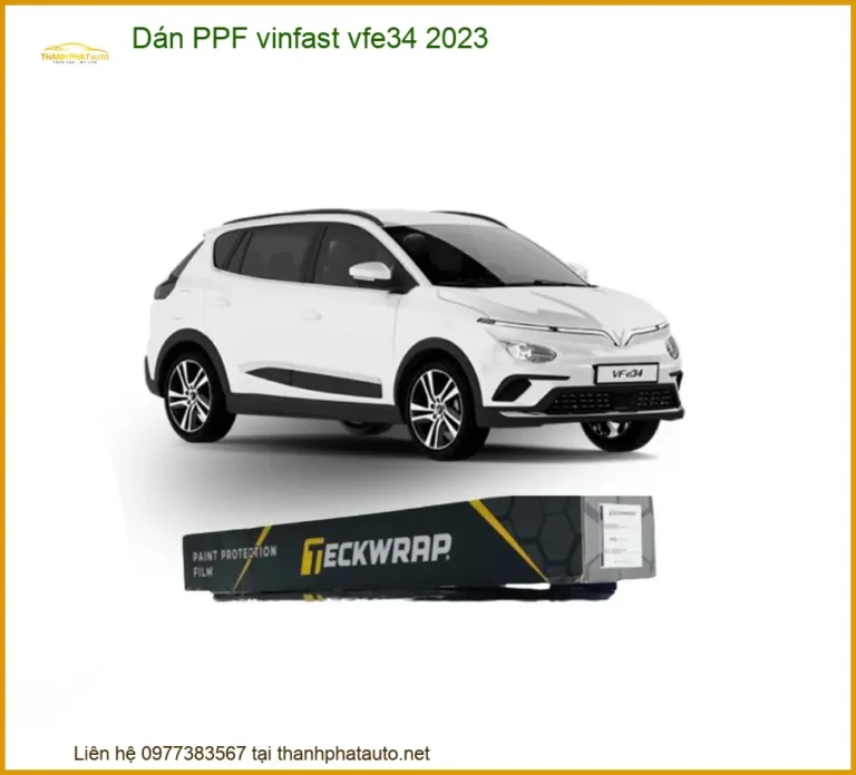 Dán PPF VinFast VF e34 2023 - Địa Chỉ Gắn Chính Hãng & Uy Tín Nhất TPHCM
