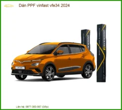 Dán PPF Chống Xước Vinfast VF e34 2024 - Địa Chỉ Lắp Đặt Uy Tín TPHCM