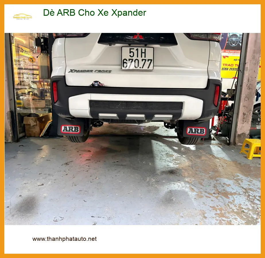Anh Kiên lắp dè ARB cho Xpander ở Hóc Môn để bảo vệ thân xe khi đi đường đất
