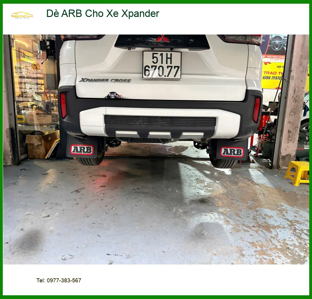 Anh Quang Minh lắp Dè ARB cho Xpander ở Quận 2, hạn chế bắn bùn hiệu quả ảnh thực tế 2