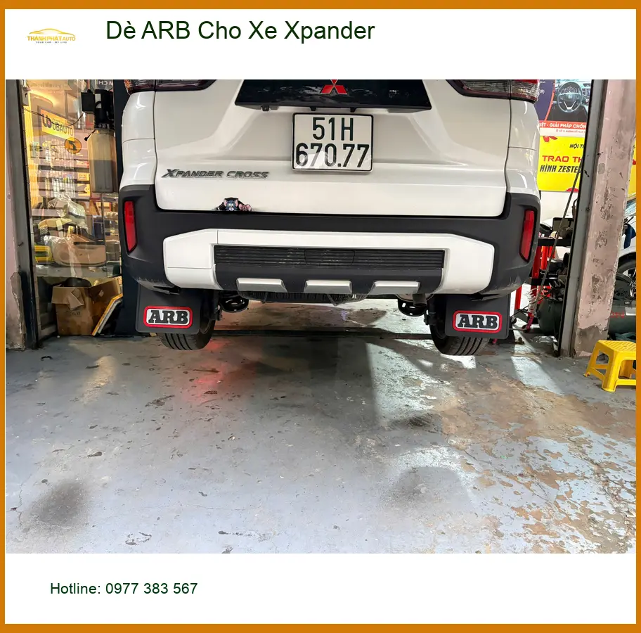 Chú Đông gắn Dè ARB cho Xpander ở Tân Phú chống văng sình lầy ảnh thực tế 5