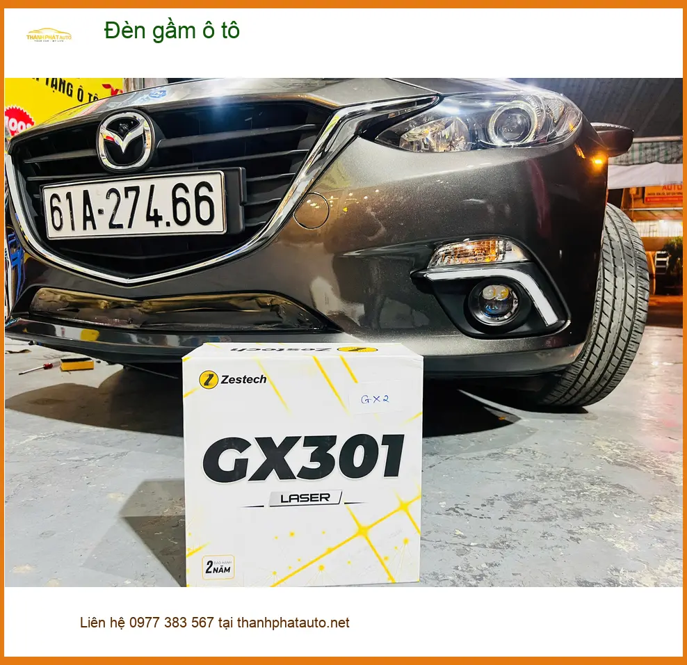 Anh Khải lắp Đèn gầm ô tô cho Hyundai Accent tại Bình Chánh tăng sáng ảnh thực tế 4