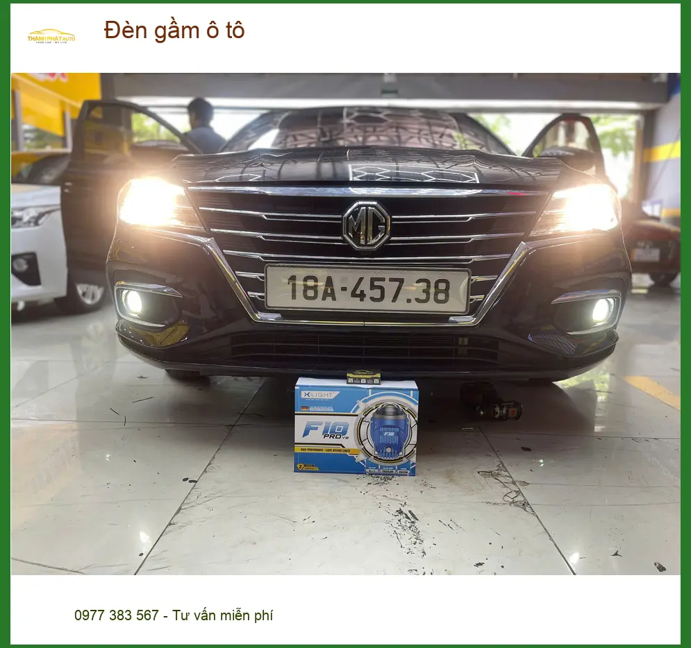 Chị Thanh Trúc độ đèn gầm ô tô Honda Civic Quận 9 lái xe an toàn hơn trong mưa ảnh thực tế 2