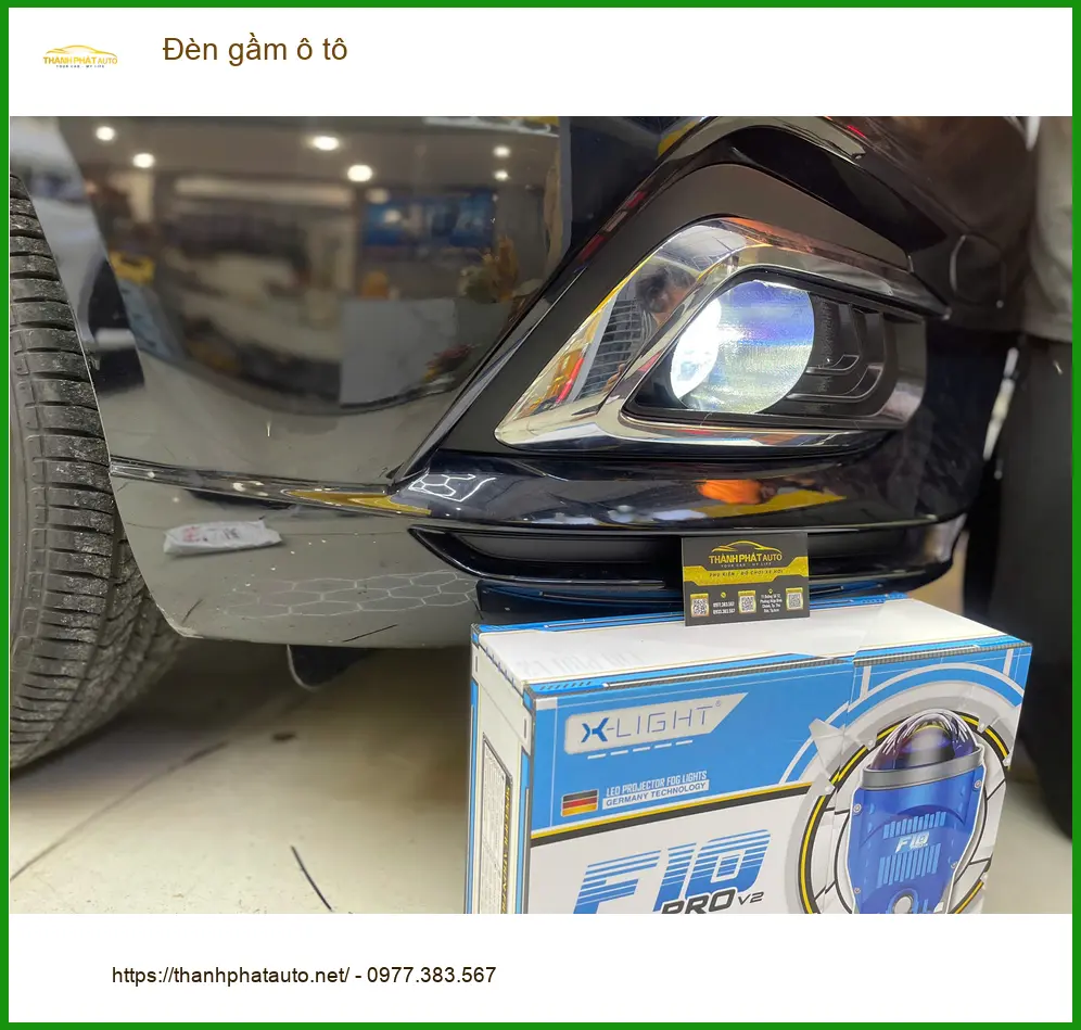 Chị Thanh Trúc độ đèn gầm ô tô Honda Civic Quận 9 lái xe an toàn hơn trong mưa ảnh thực tế 3