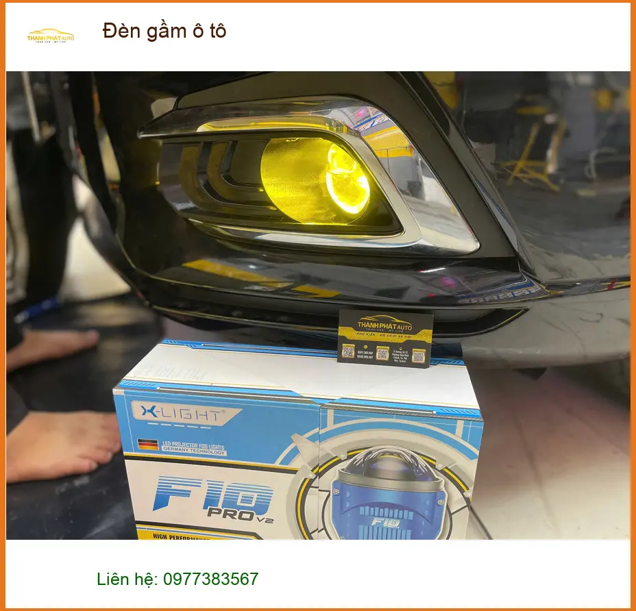 Chị Thanh Trúc độ đèn gầm ô tô Honda Civic Quận 9 lái xe an toàn hơn trong mưa ảnh thực tế 4