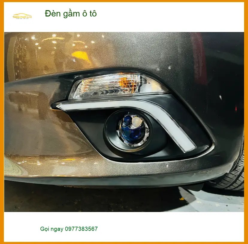 Chú Tùng lắp đèn gầm ô tô Mazda CX-5 tại Quận Tân Phú cải thiện tầm nhìn ảnh thực tế 5