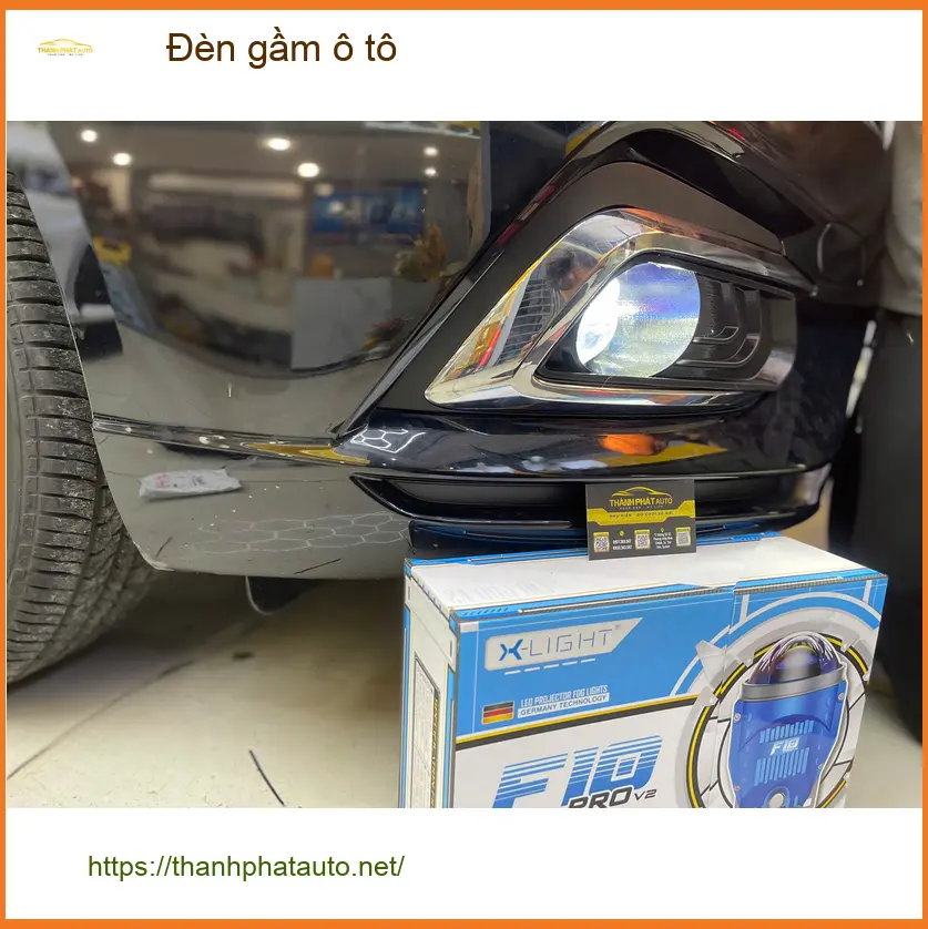 Anh Khang độ đèn gầm ô tô Mitsubishi Xpander tại Hóc Môn để tăng cường tầm nhìn ban đêm ảnh thực tế 2