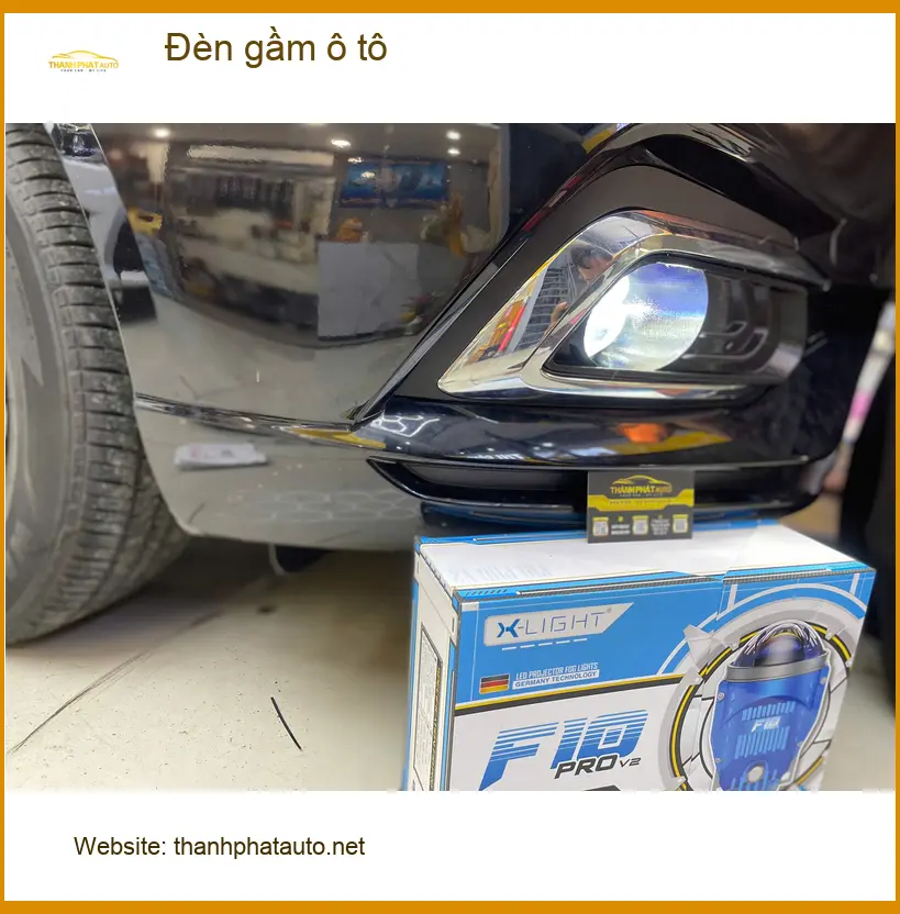 Chú Minh lắp đèn gầm ô tô Hyundai Creta tại Quận 12 vì đèn yếu ảnh thực tế 2