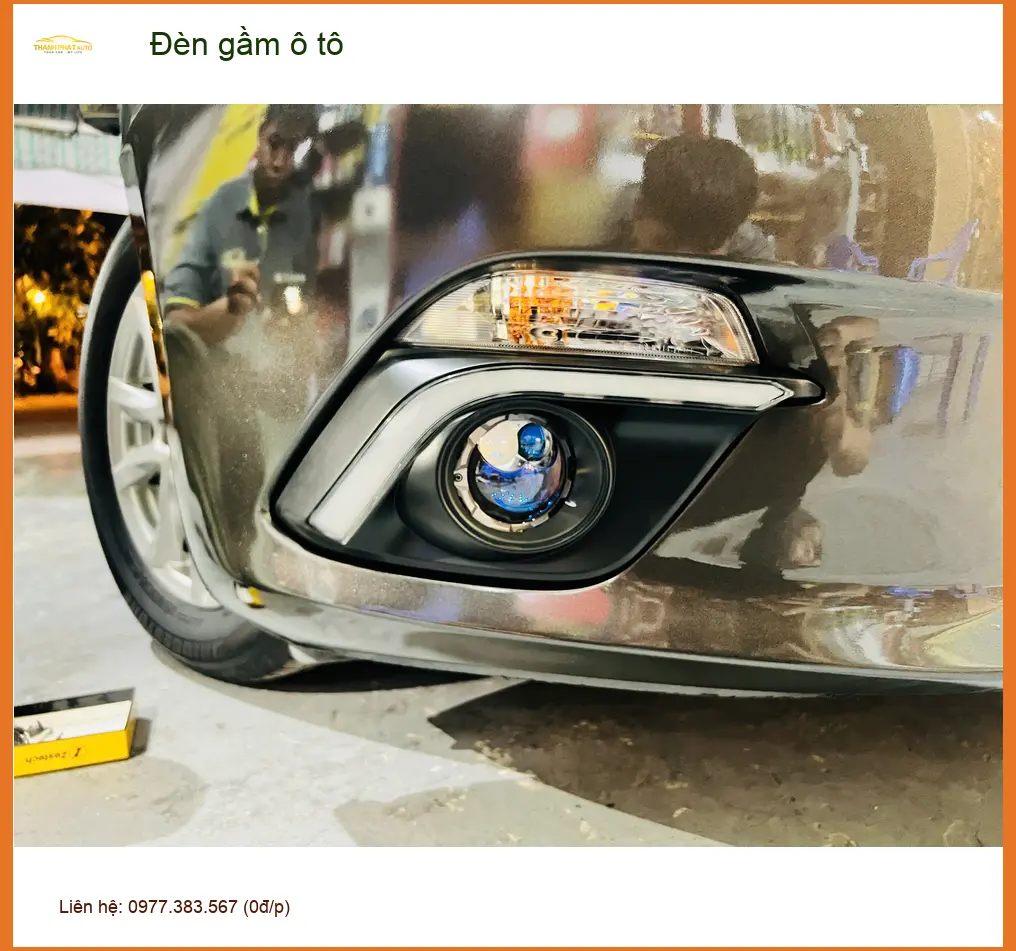 Anh Khang độ đèn gầm ô tô cho Hyundai Creta để tăng sáng khi di chuyển đêm tại Thủ Đức ảnh thực tế 4