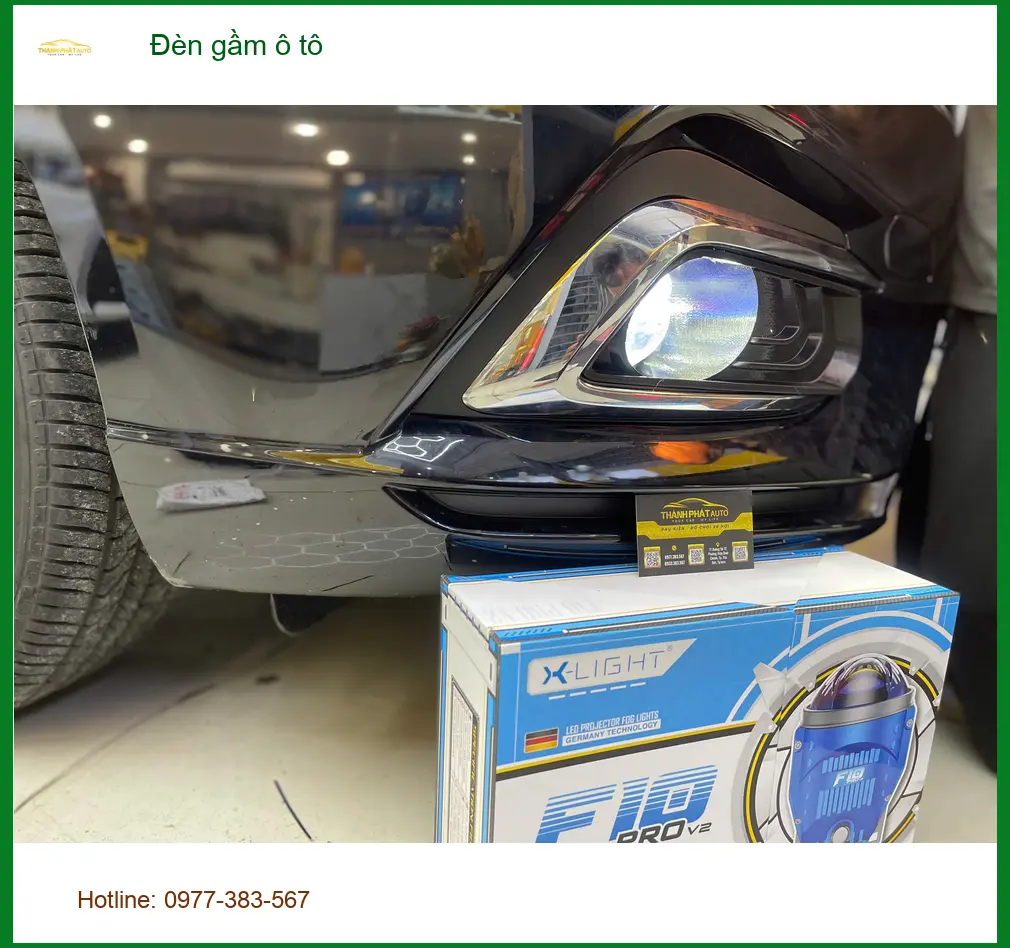 Anh Khải lắp đèn gầm ô tô cho Toyota Vios vì thường xuyên di chuyển đêm tại Quận 11 ảnh thực tế 2