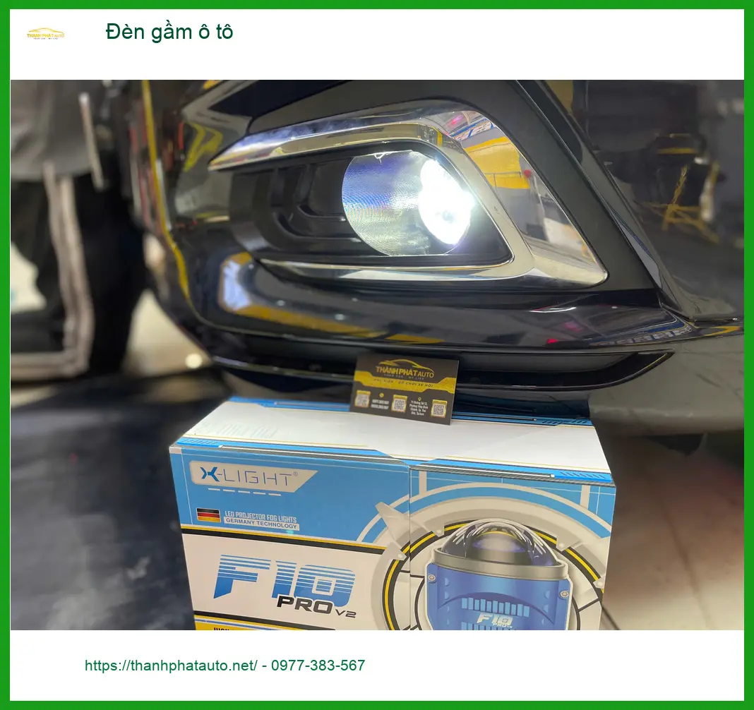 Anh Khải lắp đèn gầm ô tô cho Toyota Vios vì thường xuyên di chuyển đêm tại Quận 11 ảnh thực tế 4