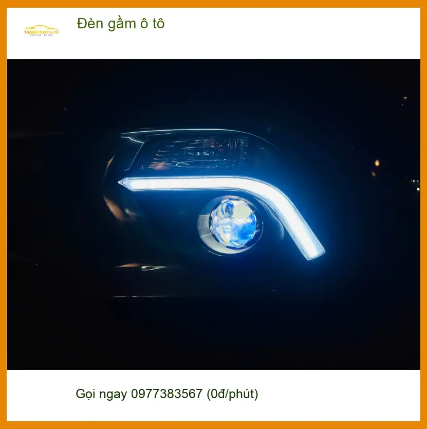 Chú Minh độ đèn gầm ô tô Hyundai Santa Fe vì thường xuyên đi công tác đêm ở Củ Chi