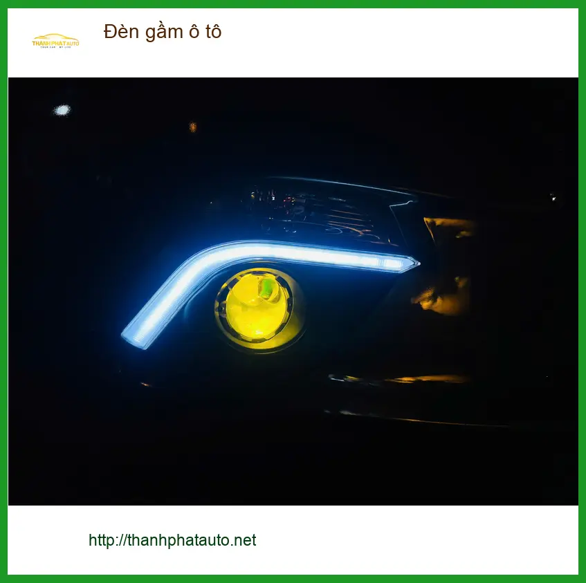 Chú Minh độ đèn gầm ô tô Hyundai Santa Fe vì thường xuyên đi công tác đêm ở Củ Chi ảnh thực tế 2