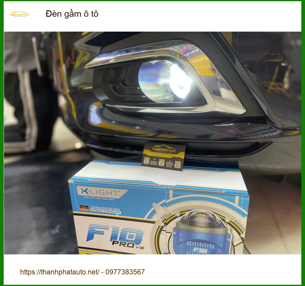 Anh Tấn lắp đèn gầm ô tô Honda CRV tại Quận Tân Bình cho tầm nhìn rõ hơn