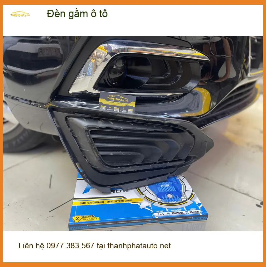 Anh Tấn lắp đèn gầm ô tô Honda CRV tại Quận Tân Bình cho tầm nhìn rõ hơn ảnh thực tế 3