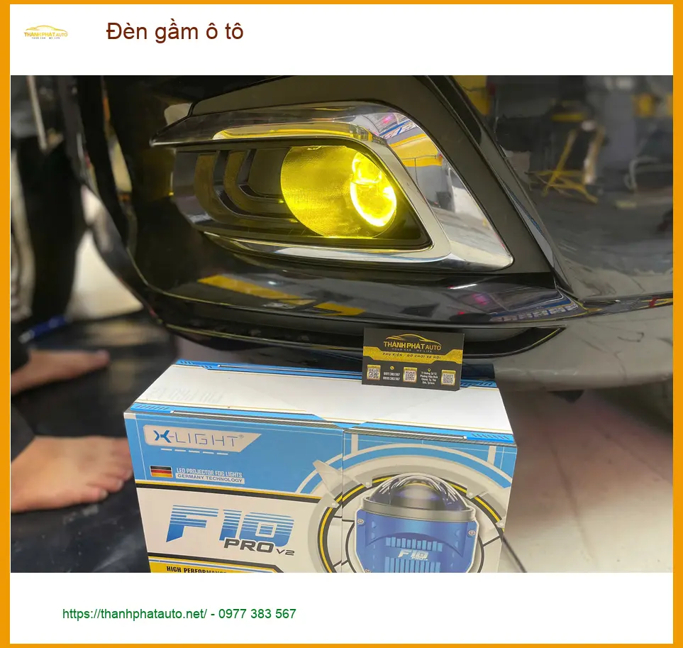 Anh Tấn lắp đèn gầm ô tô Honda CRV tại Quận Tân Bình cho tầm nhìn rõ hơn ảnh thực tế 4