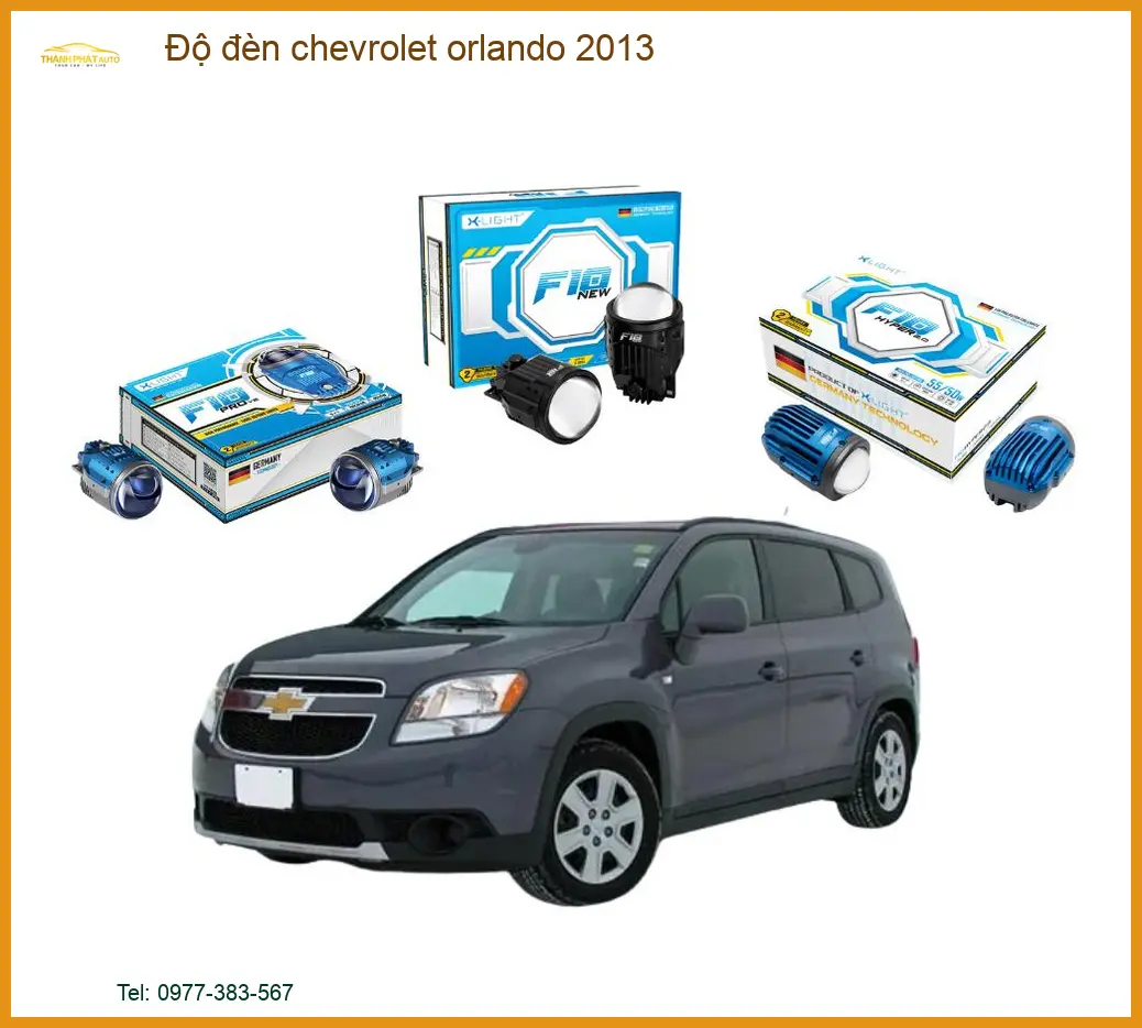 Độ đèn Chevrolet Orlando 2013 - Địa Chỉ Lắp Đặt Bi LED Uy Tín TPHCM