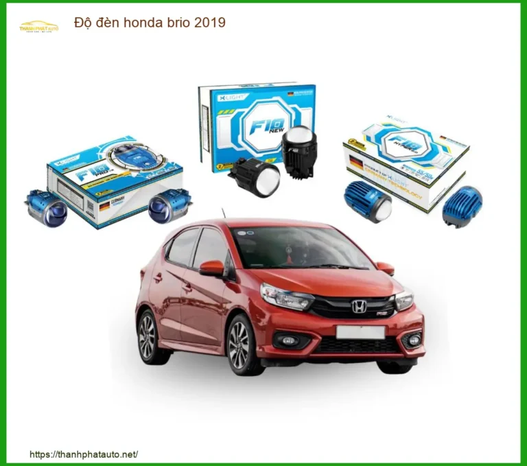 Độ Đèn Bi LED Xenon Honda Brio 2019 - Trung Tâm Nâng Cấp Đèn Chính Hãng TPHCM