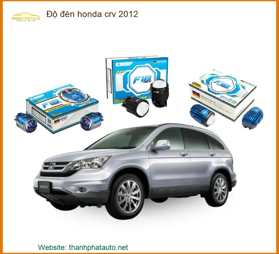 Độ Đèn Bi LED Tăng Sáng Honda CRV 2012 - Trung Tâm Lắp Đặt Uy Tín TPHCM