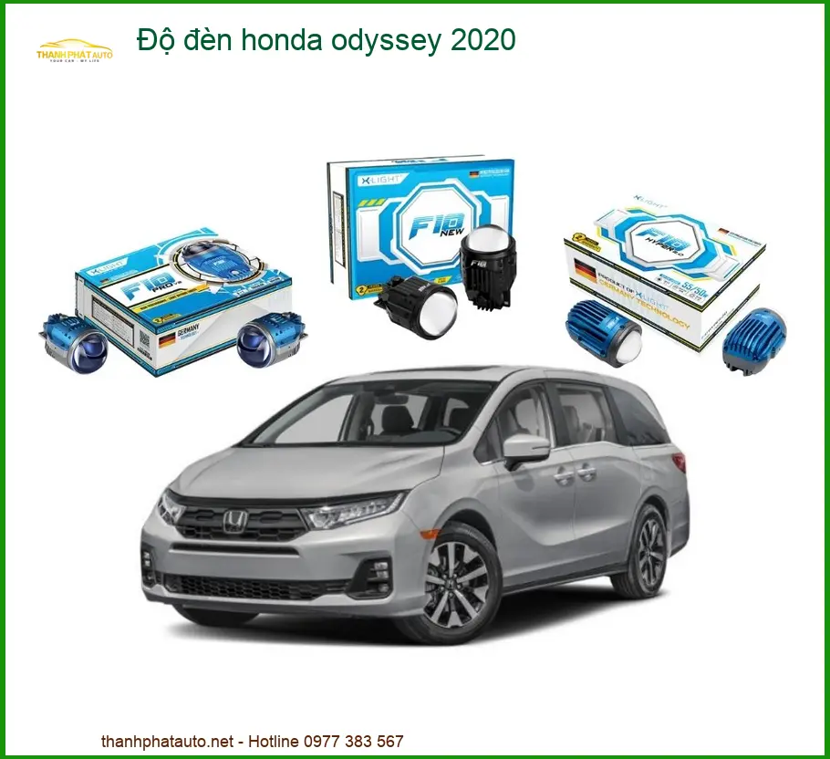 Độ Đèn Honda Odyssey 2020 - Địa Chỉ Độ Đèn Ô Tô Chính Hãng TPHCM