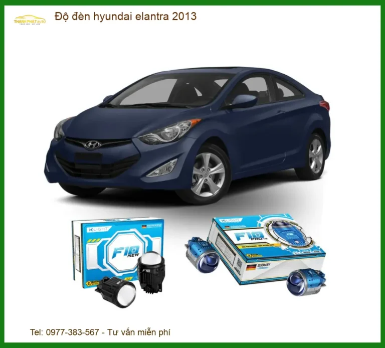Độ Đèn Bi LED Hyundai Elantra 2013 - Địa Chỉ Độ Đèn Chính Hãng TPHCM