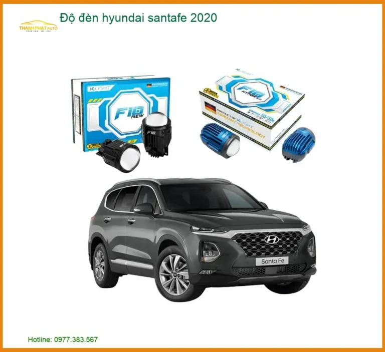 Độ Đèn Hyundai Santafe 2020 - Trung Tâm Lắp Đặt Chính Hãng TPHCM