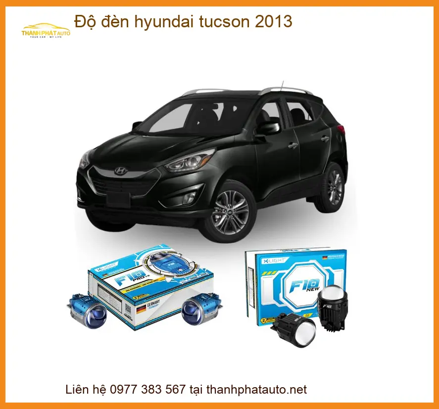 Độ Đèn Hyundai Tucson 2013 - Trung Tâm Lắp Đặt Uy Tín TPHCM