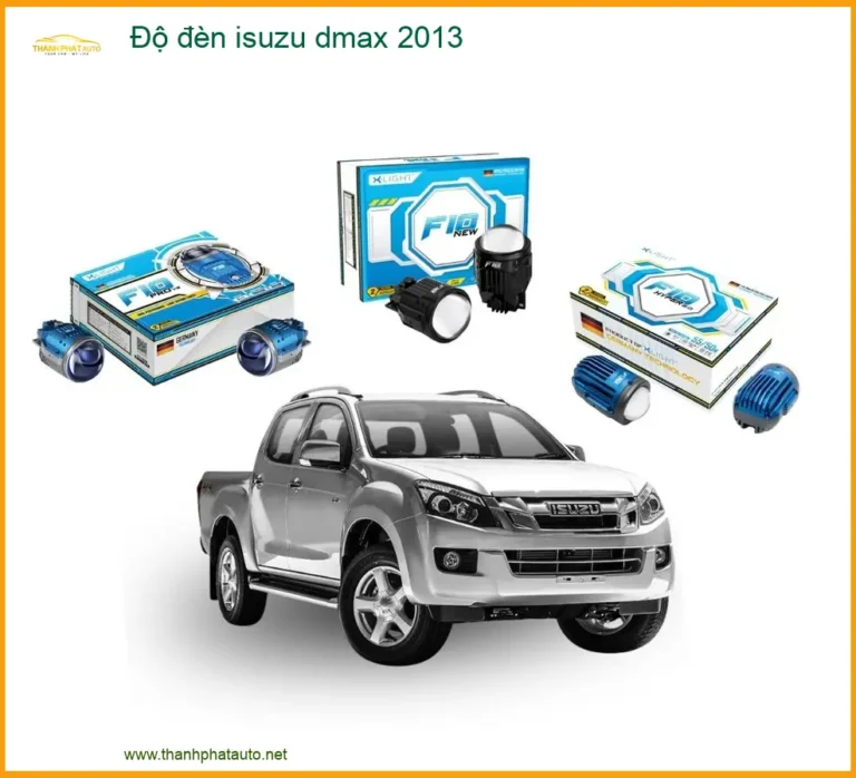 Độ Đèn Bi Gầm LED Cho Isuzu D-Max 2013 - Trung Tâm Lắp Đặt Chính Hãng TPHCM