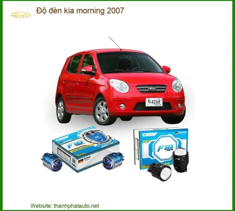 Nâng Cấp Đèn Pha Bi LED Kia Morning 2007 - Trung Tâm Độ Uy Tín TPHCM