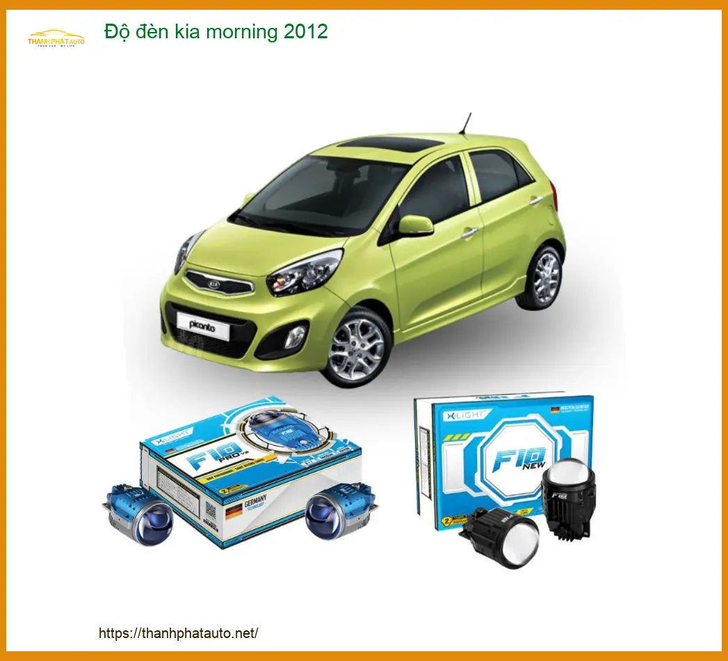 Độ Đèn Kia Morning 2012 - Địa Chỉ Nâng Cấp Chính Hãng TPHCM