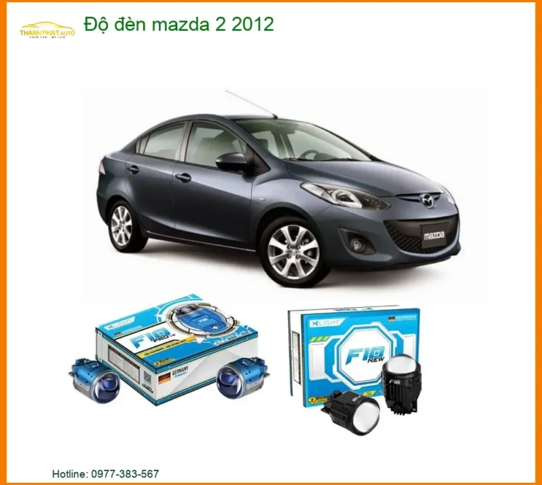 Độ Đèn Bi LED Mazda 2 2012 - Địa Chỉ Nâng Cấp Uy Tín TPHCM