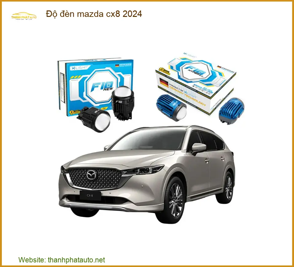 Độ Đèn Mazda CX8 2024 - Trung Tâm Nâng Cấp Đèn Uy Tín Chính Hãng TPHCM