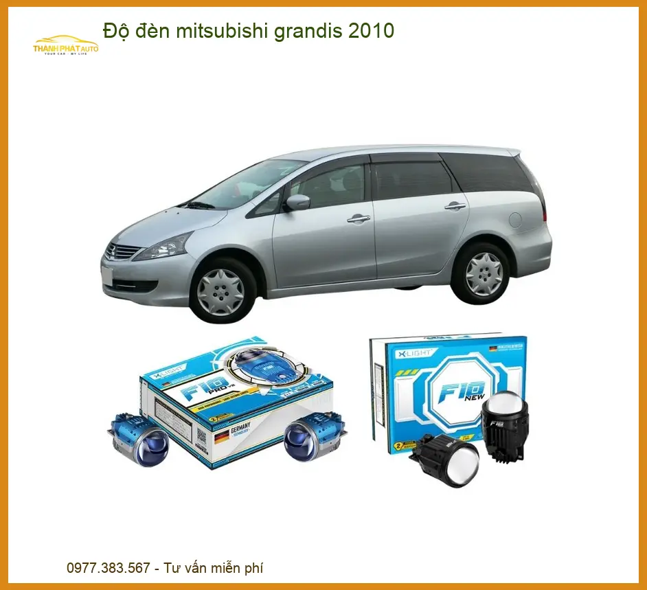 Độ Đèn Mitsubishi Grandis 2010 - Trung Tâm Nâng Cấp Đèn Chính Hãng TPHCM