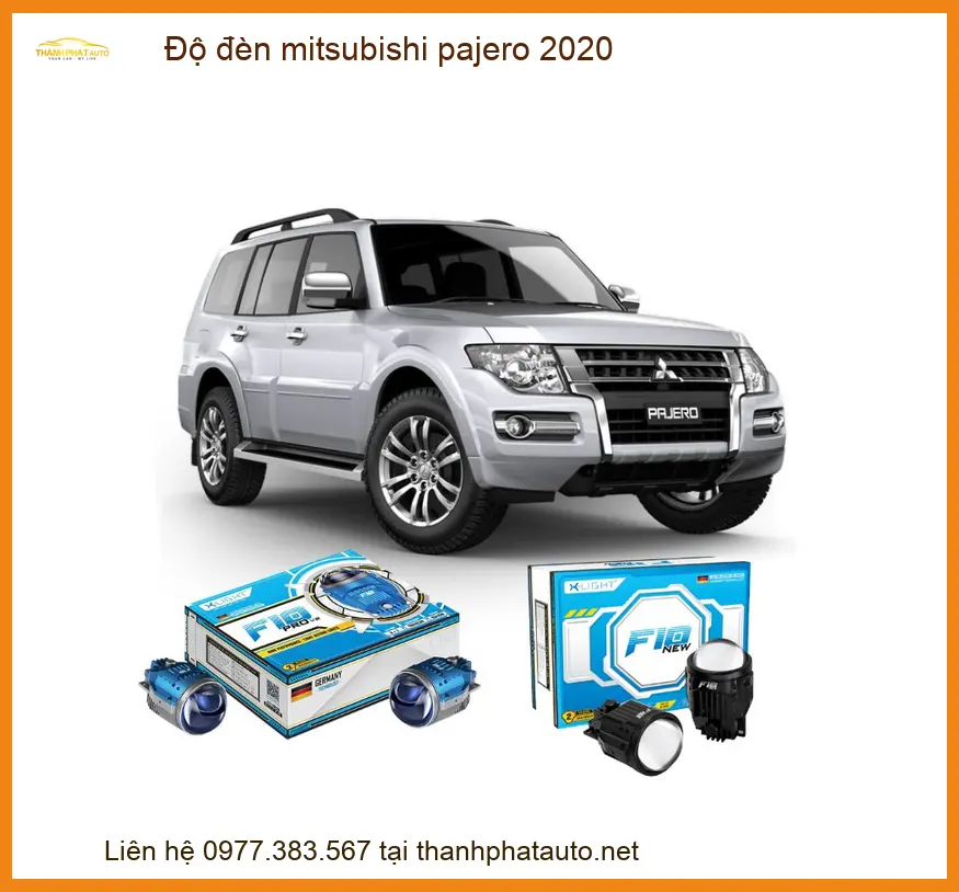 Độ Đèn LED Mitsubishi Pajero 2020 - Trung Tâm Lắp Đặt Uy Tín TPHCM
