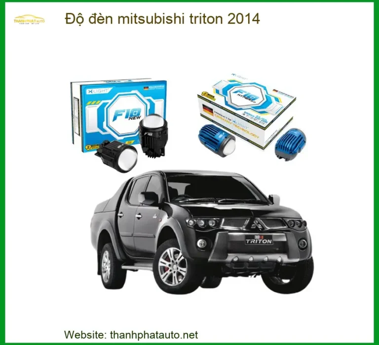 Độ Đèn Bi LED Mitsubishi Triton 2014 - Trung Tâm Lắp Đặt Chính Hãng TPHCM