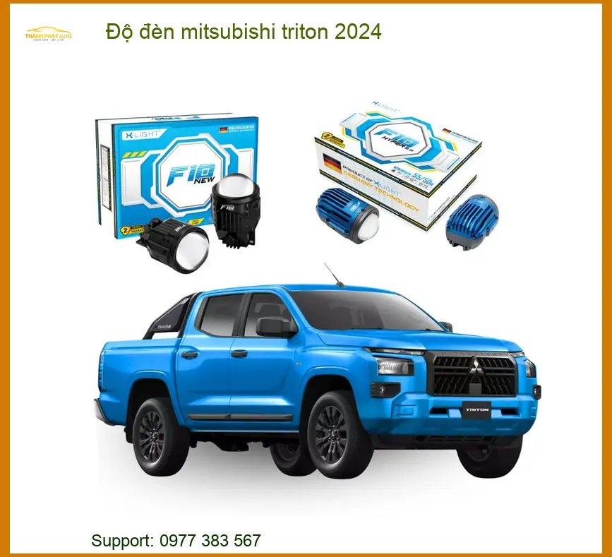 Độ Đèn Mitsubishi Triton 2024 - Trung Tâm Nâng Cấp Chính Hãng TPHCM