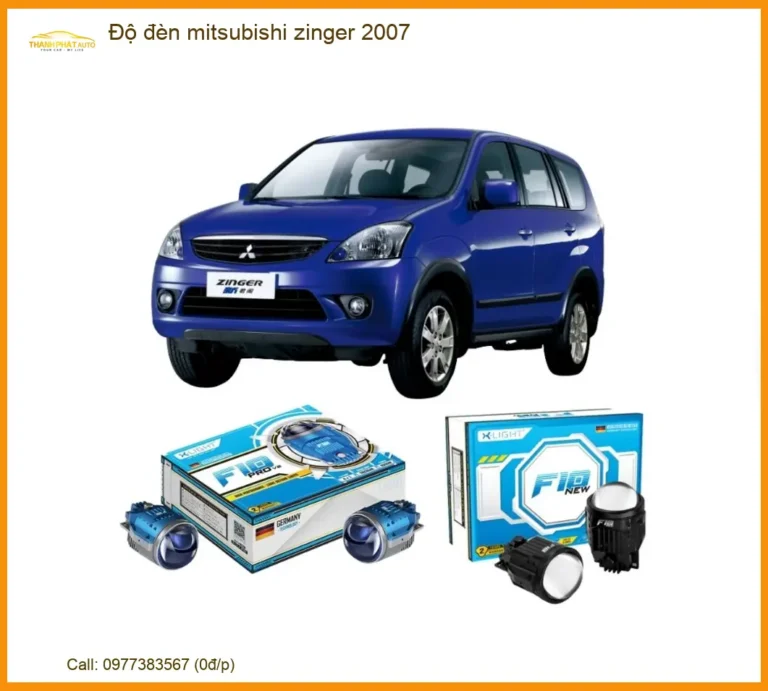 Độ Đèn Bi Gầm LED Mitsubishi Zinger 2007 - Trung Tâm Nâng Cấp Cao Cấp TPHCM