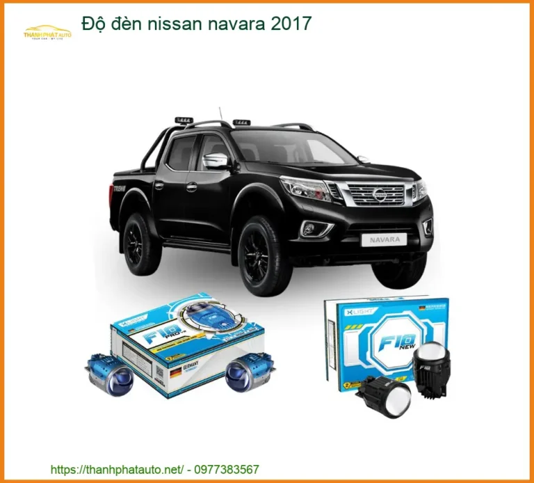 Độ Đèn Nissan Navara 2017 - Trung Tâm Độ Đèn Chính Hãng Cao Cấp TPHCM
