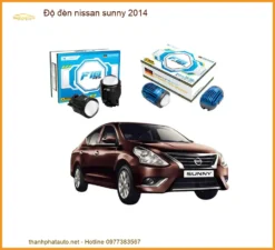 Độ đèn bi LED Nissan Sunny 2014 - Địa Chỉ Lắp Đặt Chính Hãng TPHCM