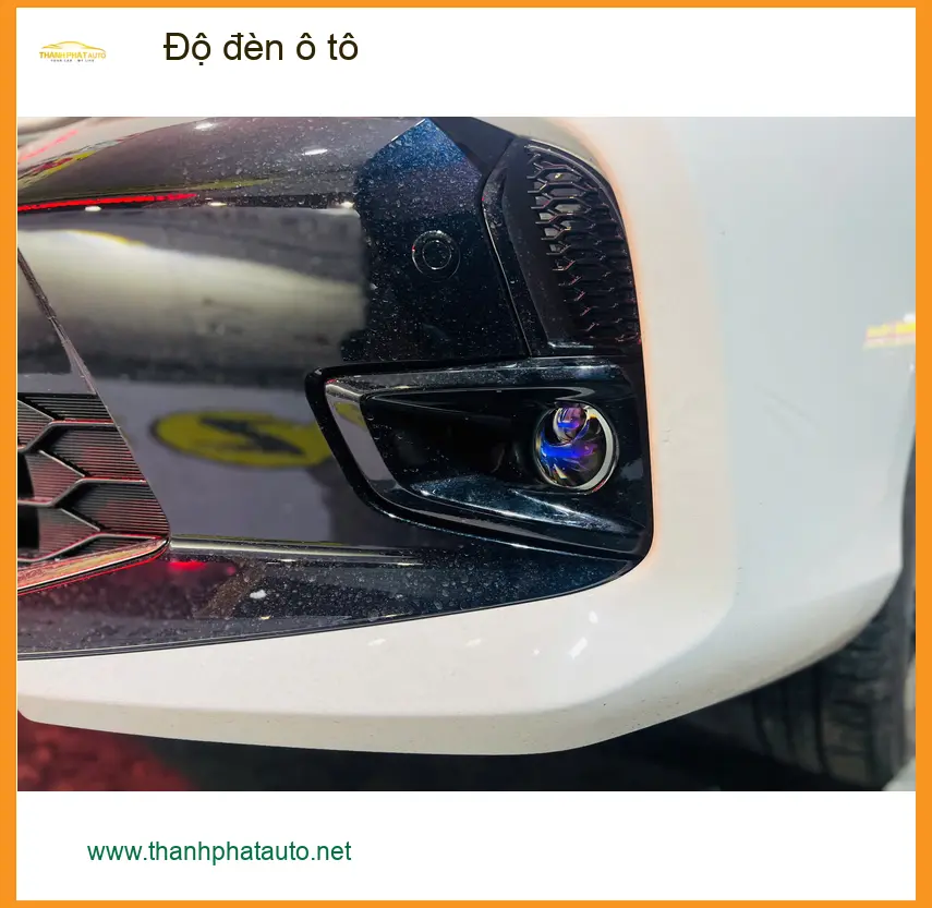 Anh Đức Anh độ đèn ô tô Hyundai Santa Fe vì đèn zin yếu ở Bình Chánh ảnh thực tế 4