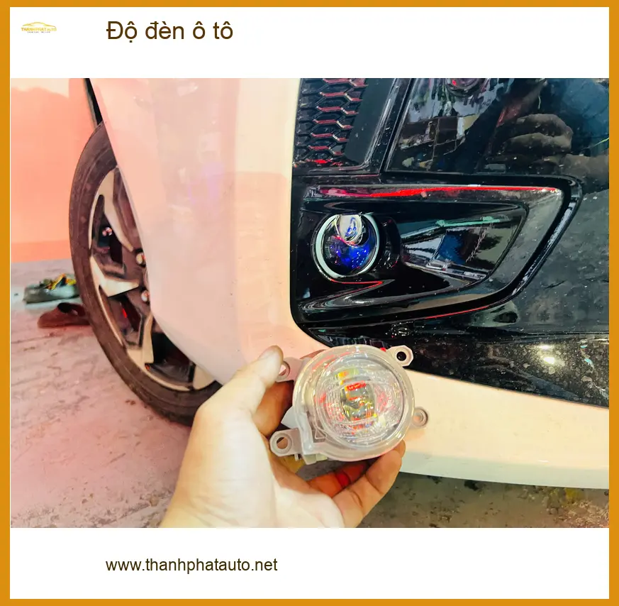 Anh Khải độ đèn ô tô Hyundai Creta tại Củ Chi để tăng sáng khi di chuyển đêm ảnh thực tế 4