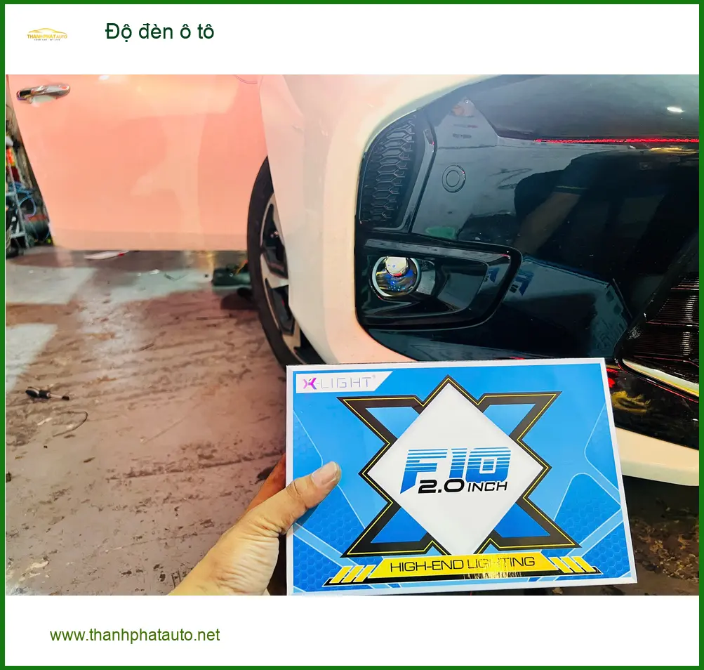 Anh Quang độ đèn ô tô cho Hyundai Creta tại Thủ Đức để cải thiện tầm nhìn ban đêm