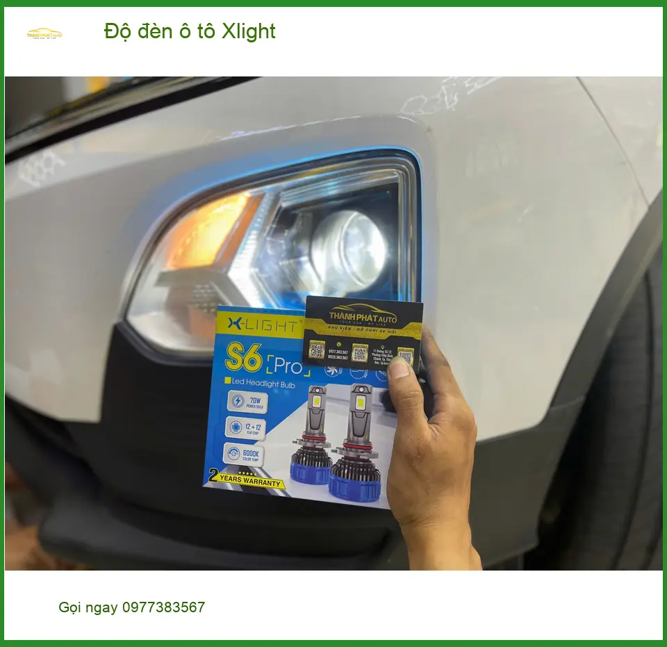 Anh Minh độ đèn ô tô Xlight cho Hyundai Accent tại Quận Tân Bình ảnh thực tế 4