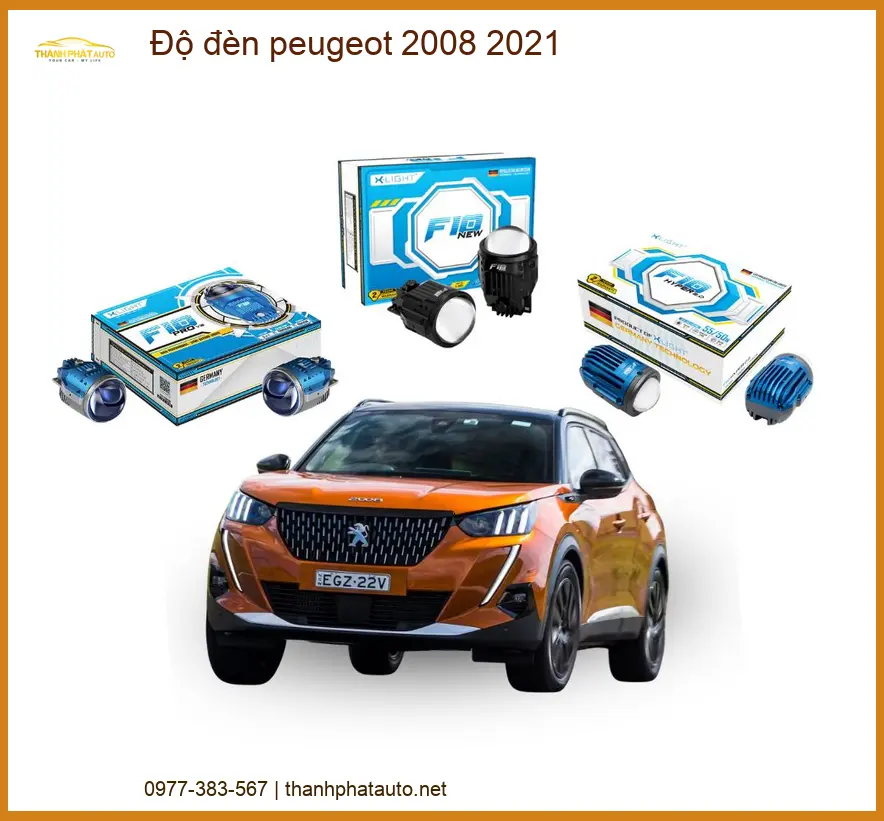 Dịch Vụ Độ Đèn Peugeot 2008 2021 - Địa Chỉ Độ Đèn Uy Tín TPHCM