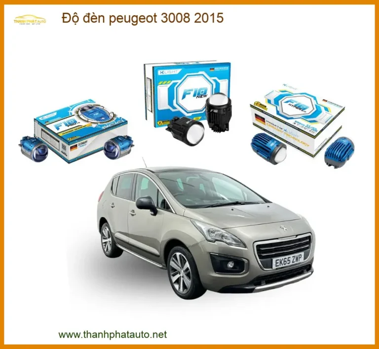 Độ Đèn LED Bi Xenon Peugeot 3008 2015 - Trung Tâm Nâng Cấp Đèn Chính Hãng TPHCM