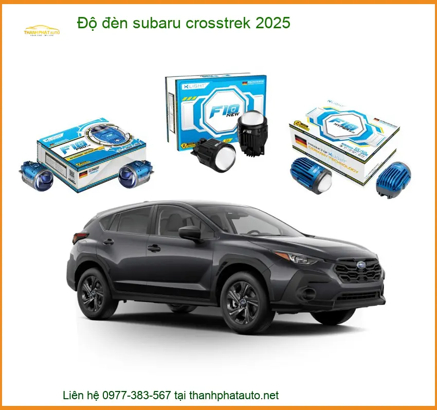 Độ Đèn Bi LED Subaru Crosstrek 2025 - Địa Chỉ Lắp Đặt Uy Tín TPHCM